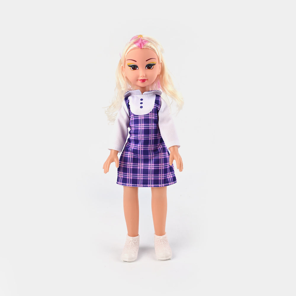 FASHION DOLL WITH MOVEABLE JOINT TOY FOR GIRLS