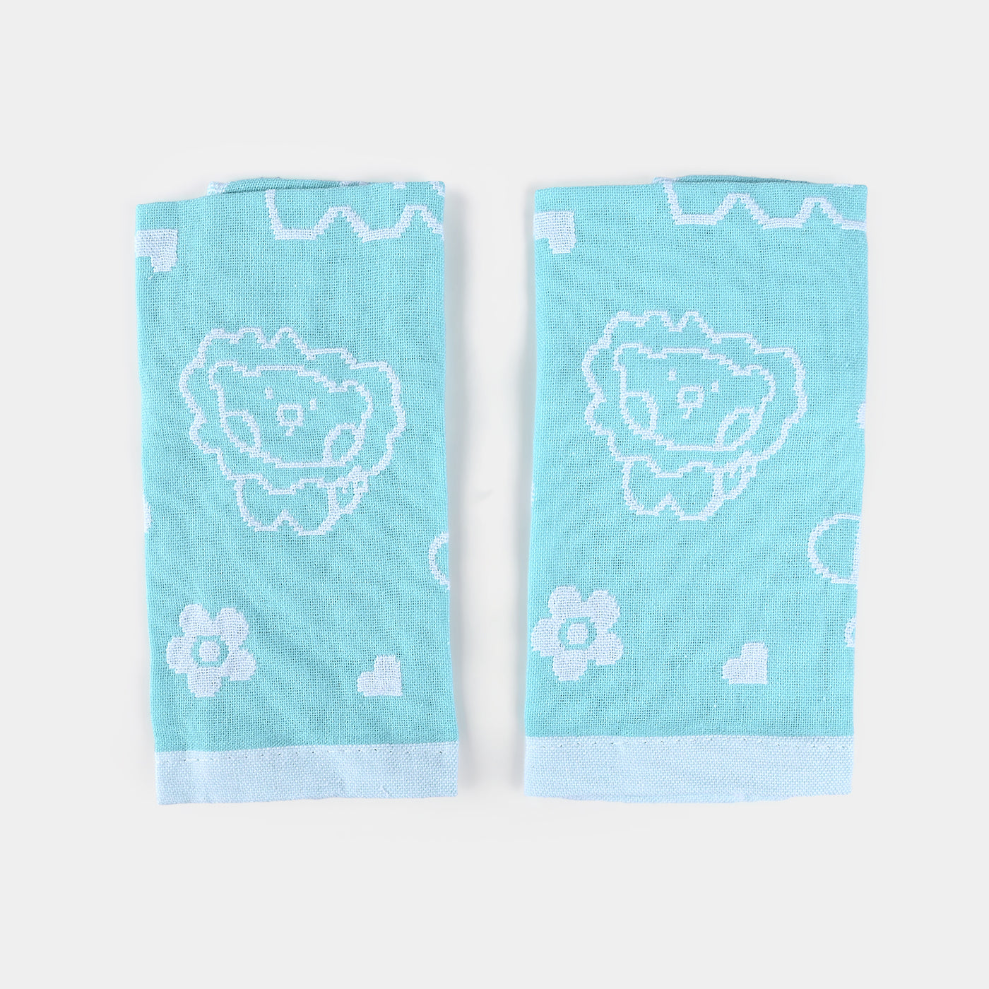 Baby Face Towel Pack Of 2 | Green