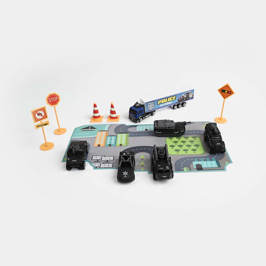 Die-Cast Metal Vehicle Garage Set