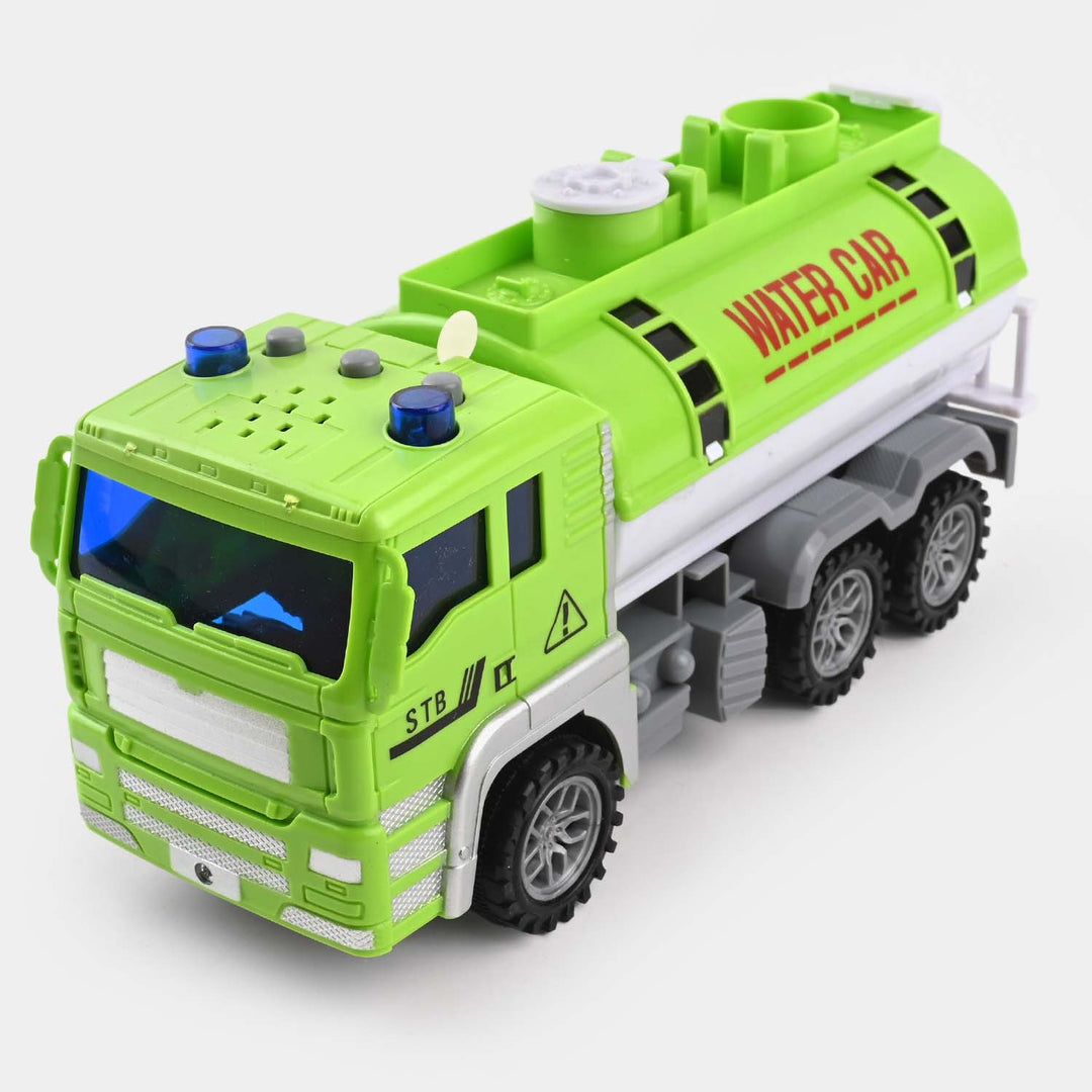 Inertia Sanitation Water Tanker With Light