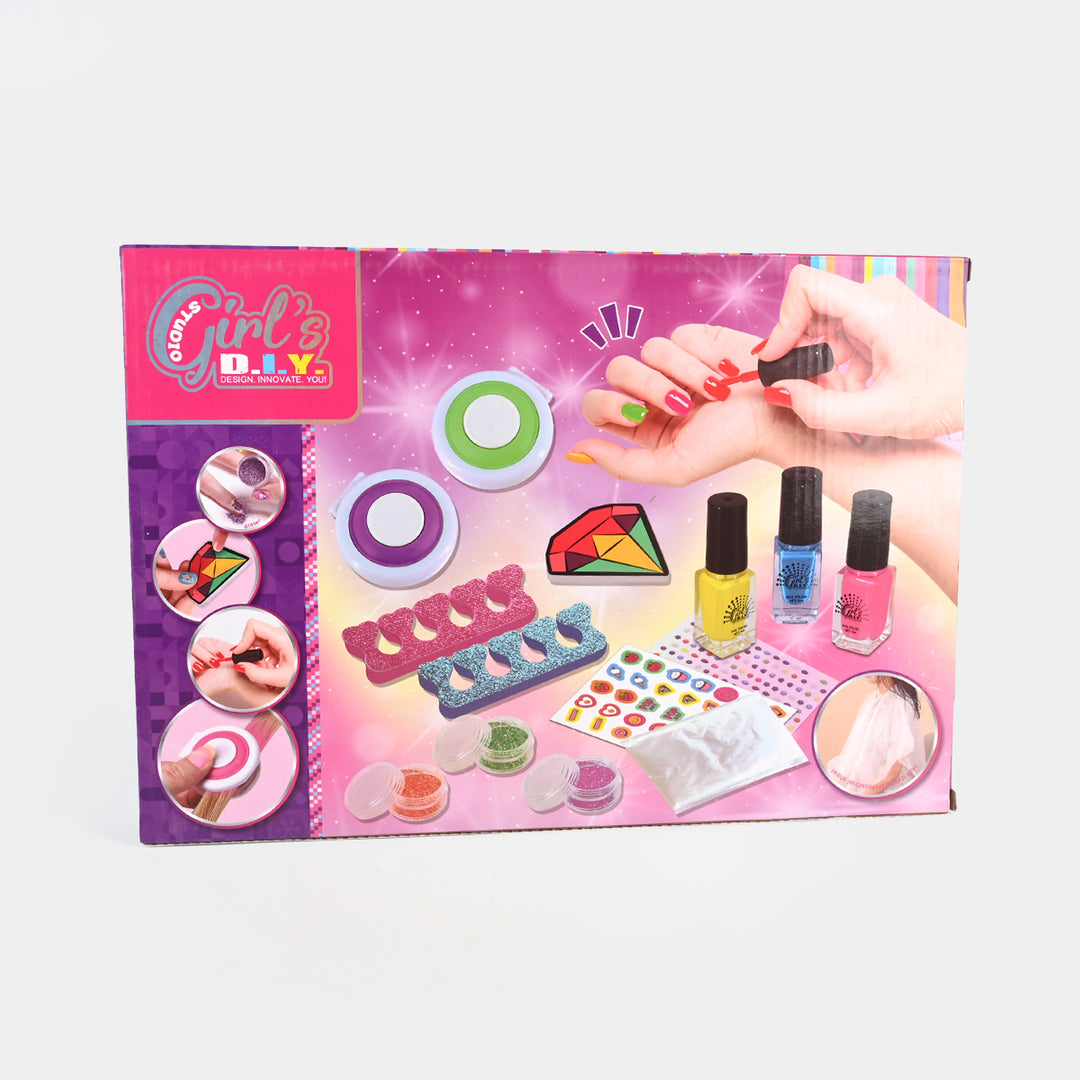 Girl's DIY Hair Accessories Decorator & Nail Set
