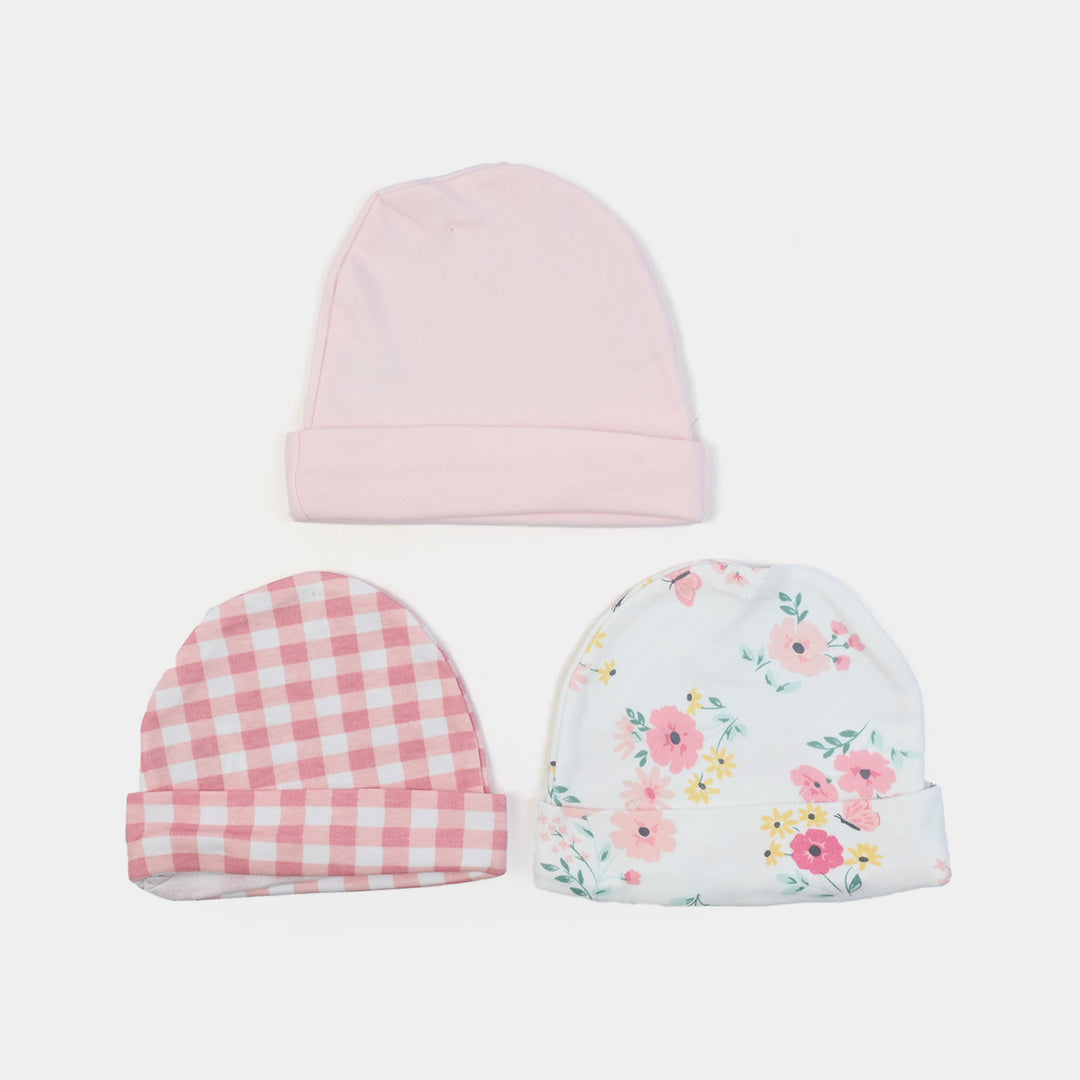 Pack OF 3 Infant Cap/Hat Set