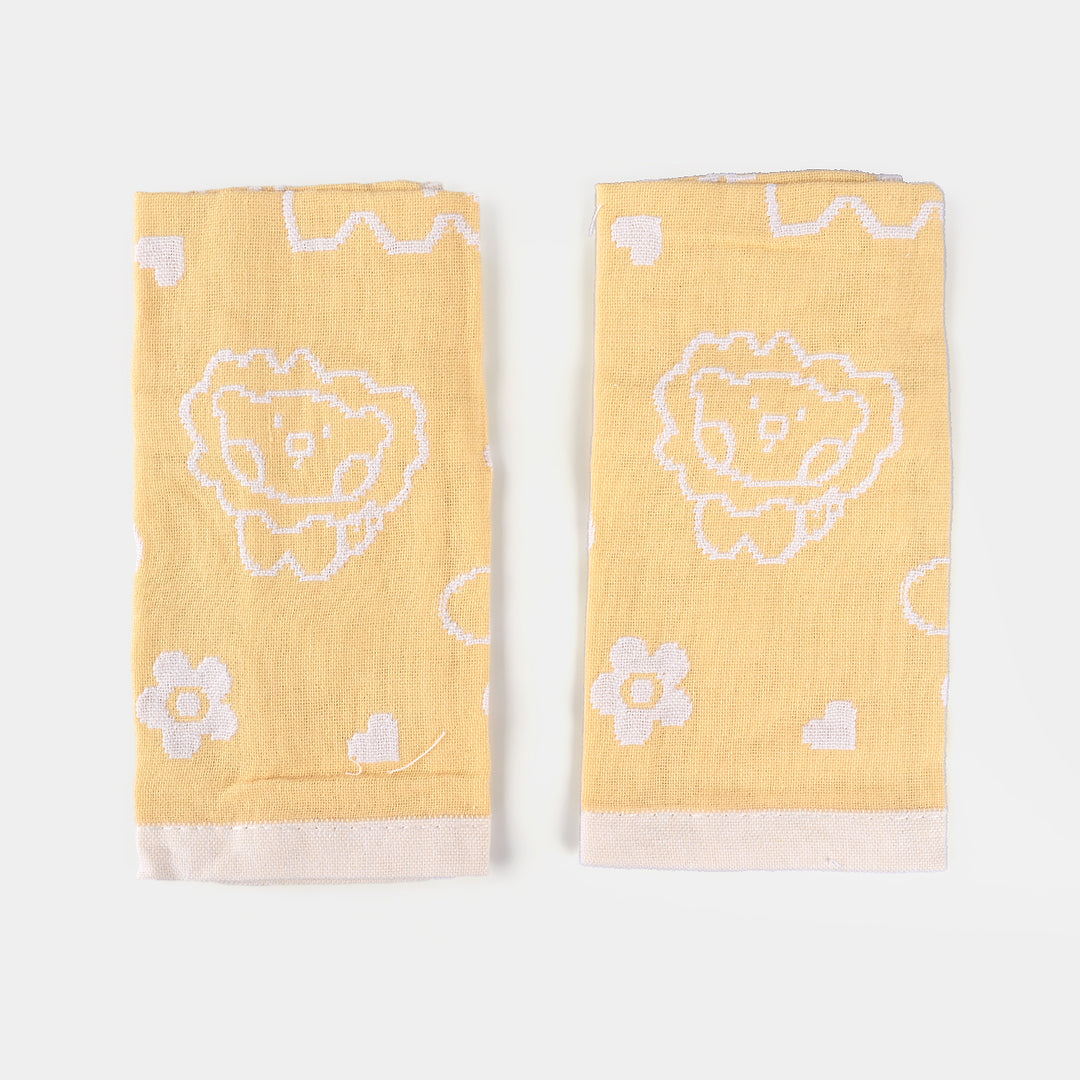 Baby Face Towel Pack Of 2 | Yellow