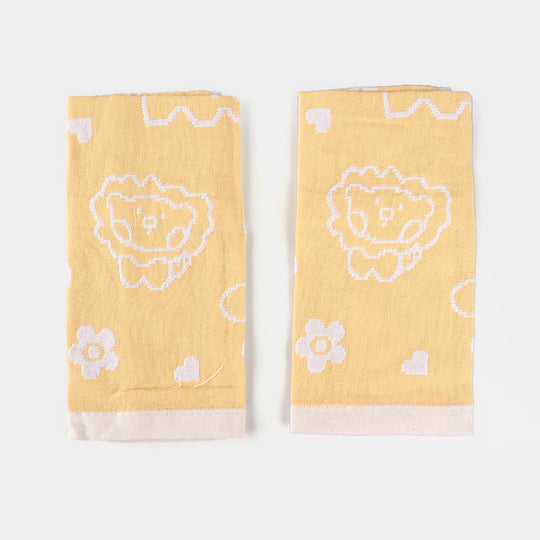 Baby Face Towel Pack Of 2 | Yellow