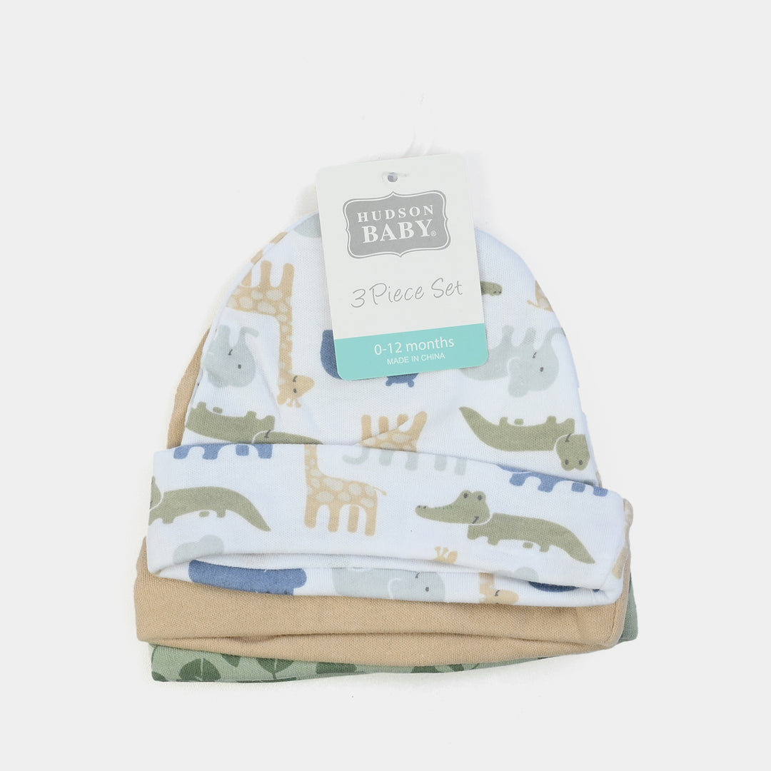 Pack OF 3 Infant Cap/Hat Set
