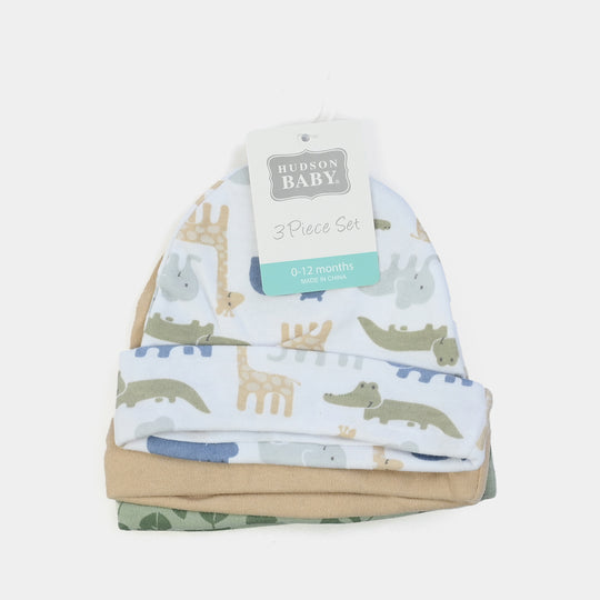 Pack OF 3 Infant Cap/Hat Set
