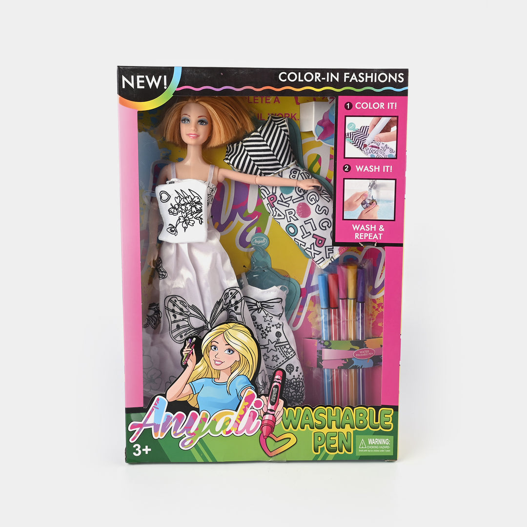 Fashion Doll Play Set For Girls