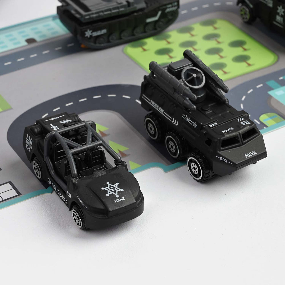 Die-Cast Metal Vehicle Garage Set