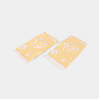 Baby Face Towel Pack Of 2 | Yellow