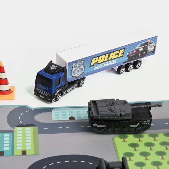Die-Cast Metal Vehicle Garage Set