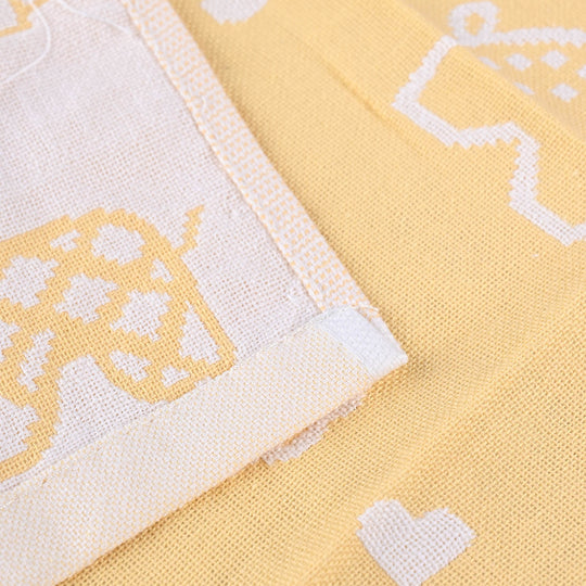 Baby Face Towel Pack Of 2 | Yellow