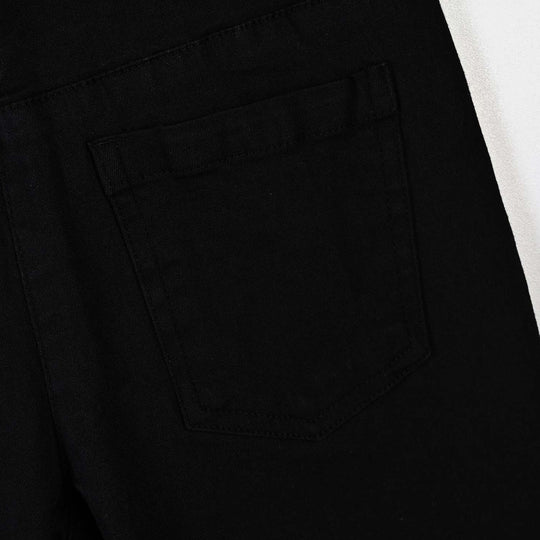 Girls Lycra Jersey Jegging Sable-BLACK