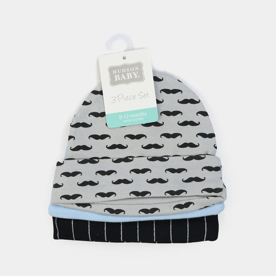 Pack OF 3 Infant Cap/Hat Set