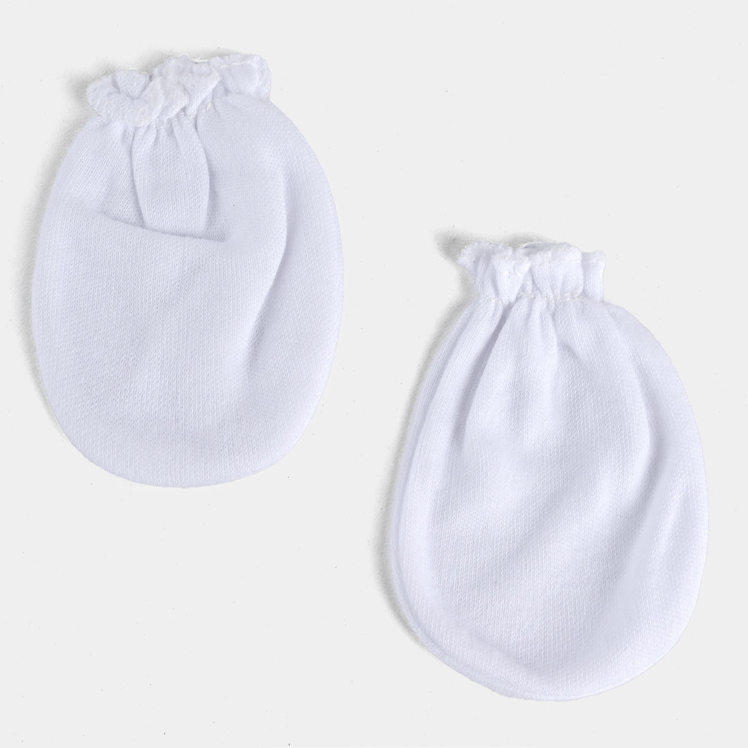 BABY CAP WITH SOCKS AND MITTENS SET