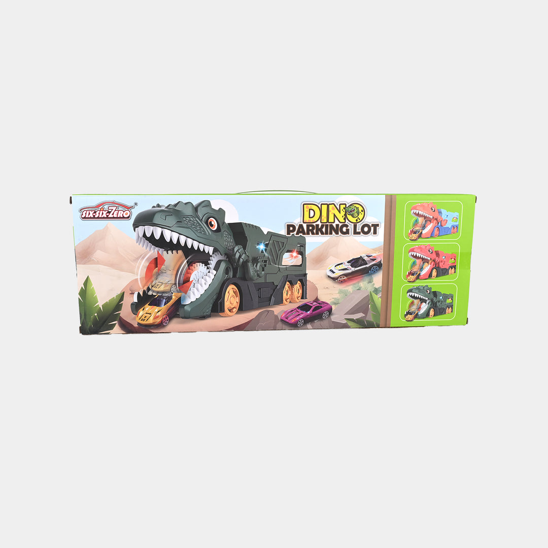 Dino Parking Lot Play Set with Light & Sound