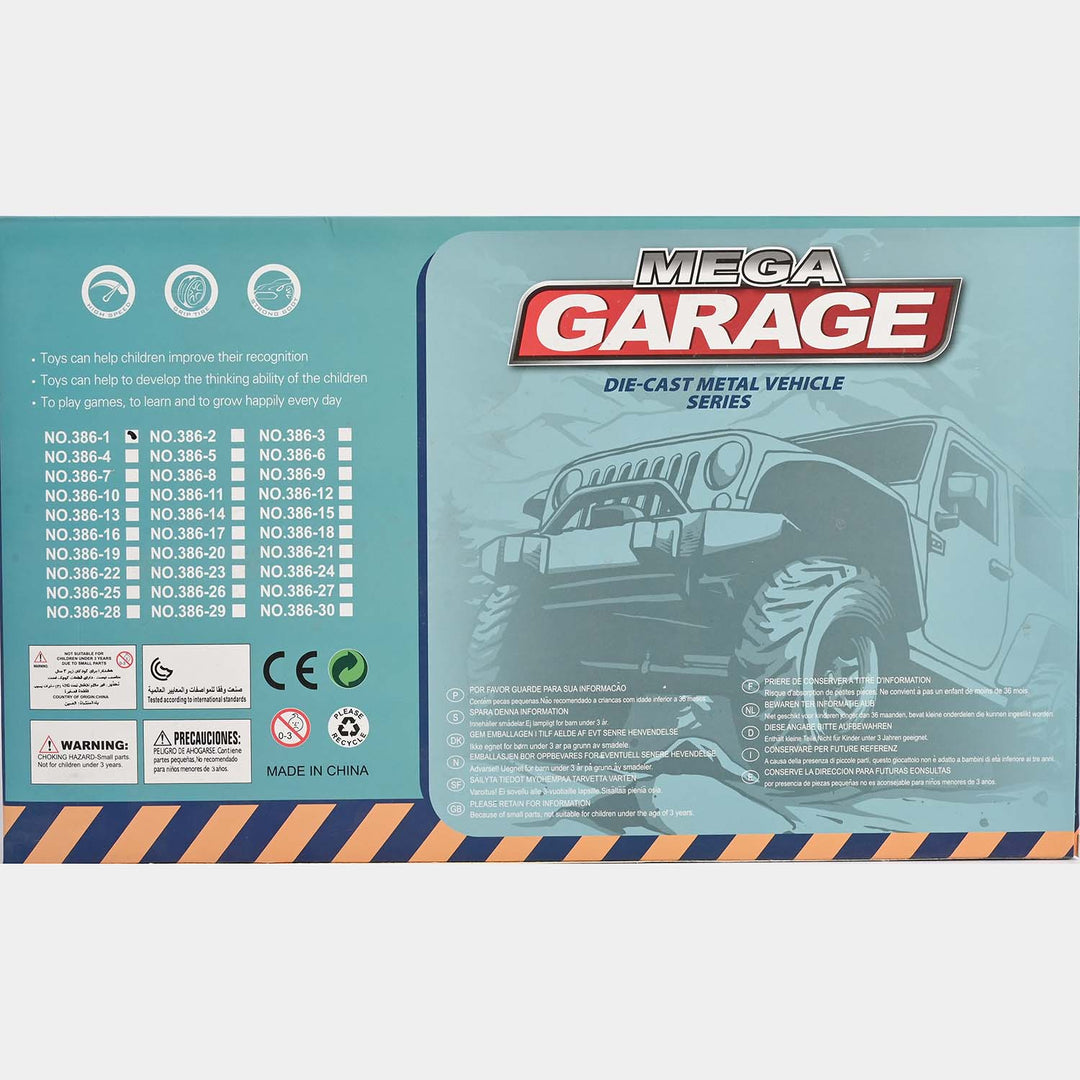 Die-Cast Metal Vehicle Garage Set