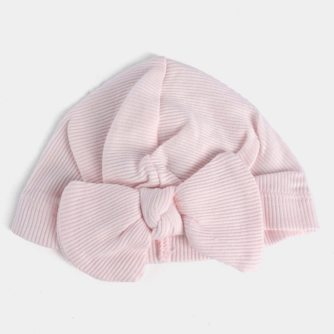 Cute Baby Bow Cap 6M+