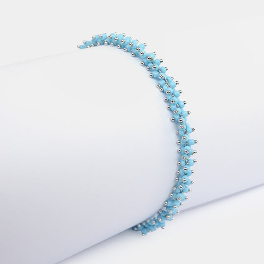 Elegant Fancy Silver Bracelet for Girls