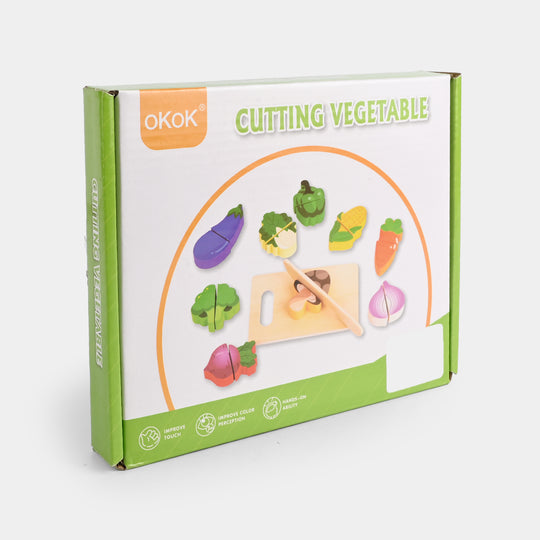 Wooden Cut Vegetables