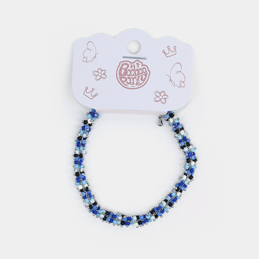 Elegant Fancy Silver Bracelet for Girls