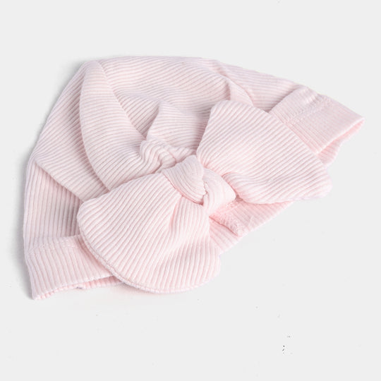 Cute Baby Bow Cap 6M+