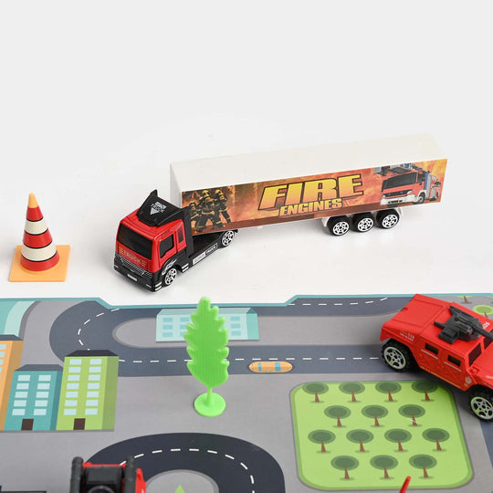 Die-Cast Metal Vehicle Garage Set