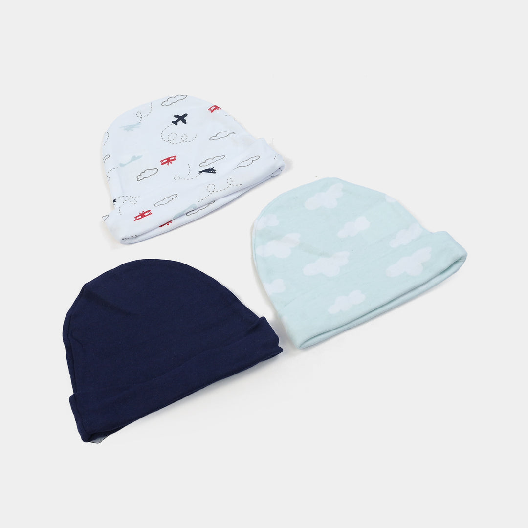 Pack OF 3 Infant Cap/Hat Set