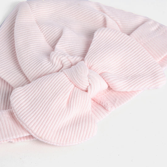 Cute Baby Bow Cap 6M+
