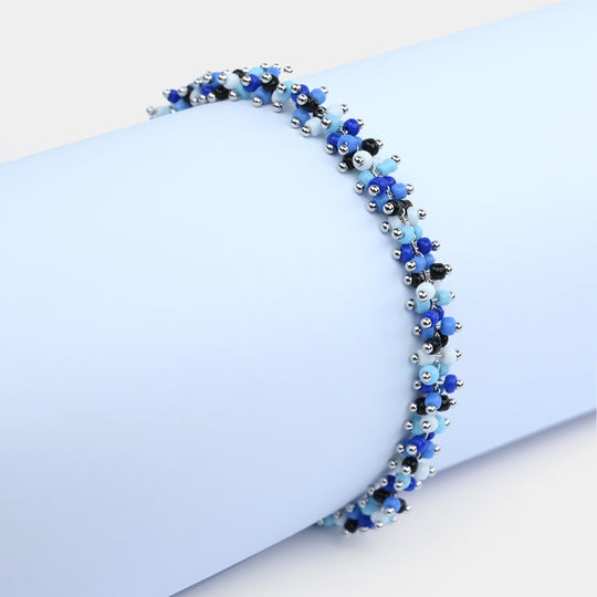 Elegant Fancy Silver Bracelet for Girls