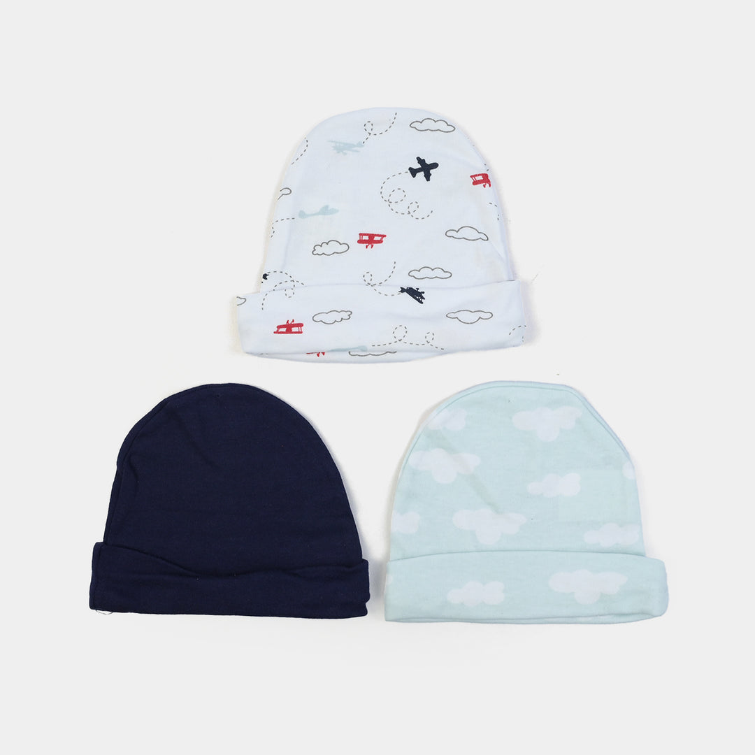 Pack OF 3 Infant Cap/Hat Set