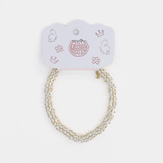 Elegant Fancy Golden Bracelet for Girls