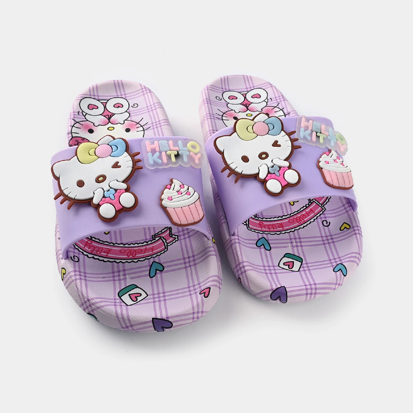 Girls Slippers DF-204-Purple