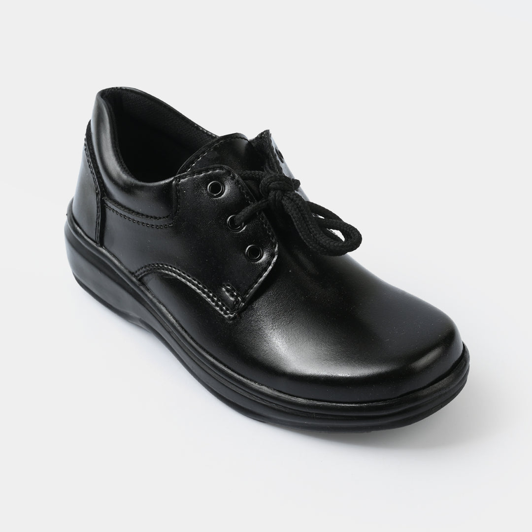 Boys School Shoes ES-21-BLACK