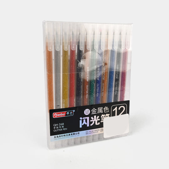 Glitter Color Pen 12Pcs Set For kids