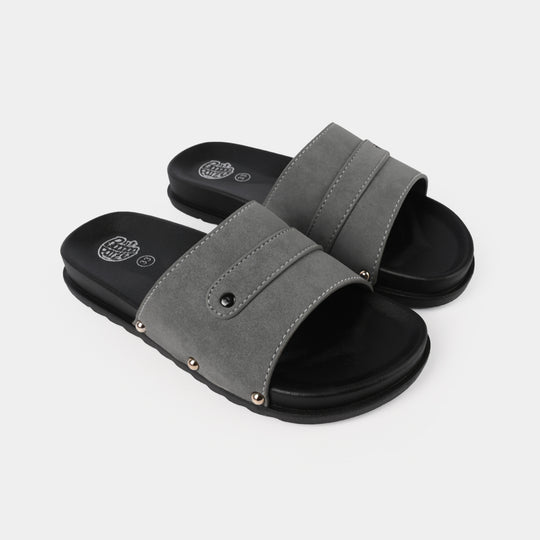 Boys Slides 11-93-GREY