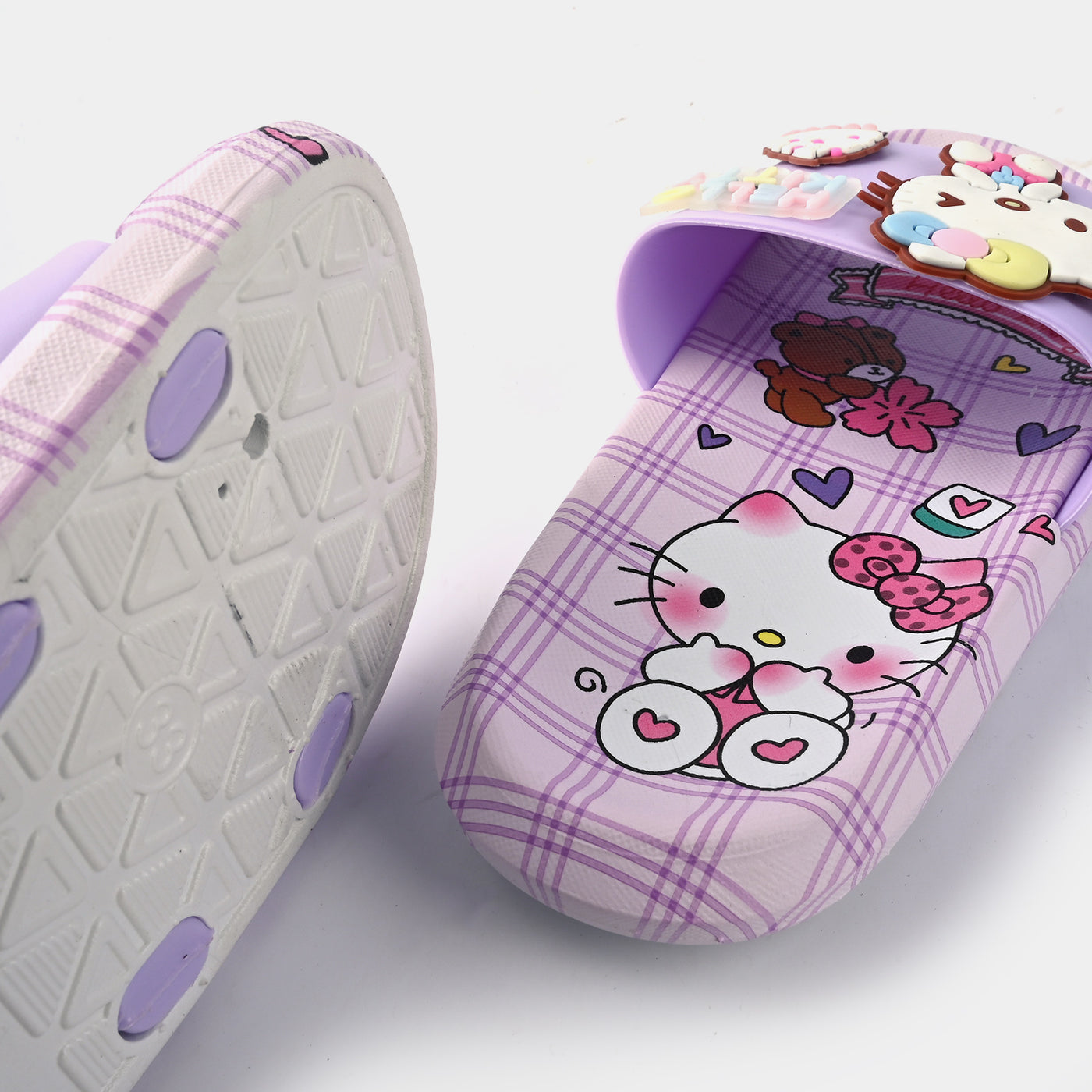 Girls Slippers DF-204-Purple