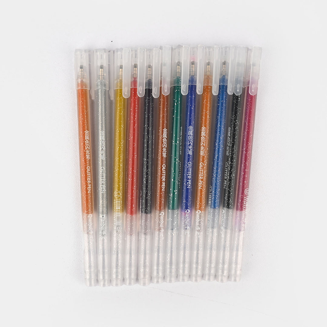 Glitter Color Pen 12Pcs Set For kids