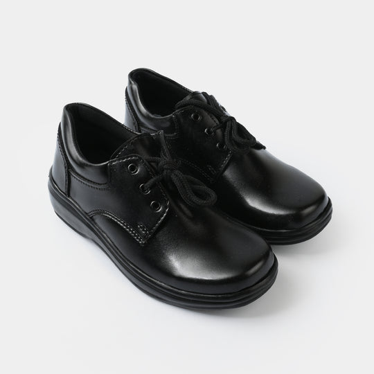 Boys School Shoes ES-21-BLACK