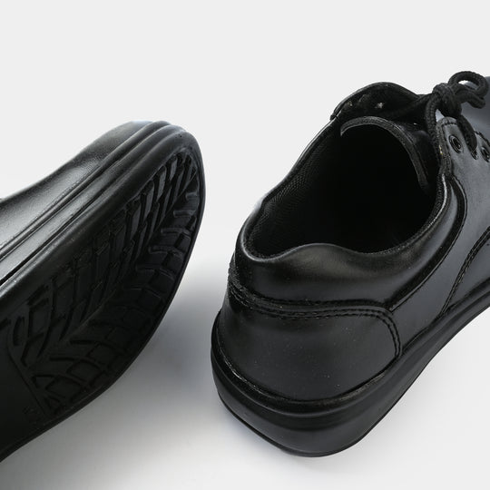 Boys School Shoes ES-21-BLACK
