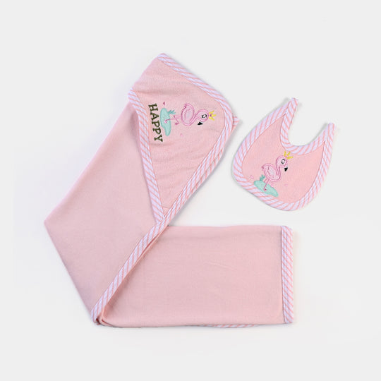 Baby 2Pcs Set Bath Towel + Bib