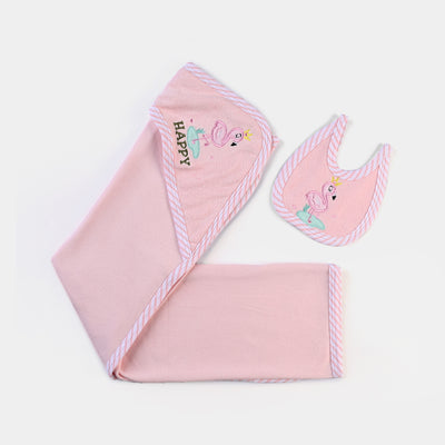 Baby 2Pcs Set Bath Towel + Bib