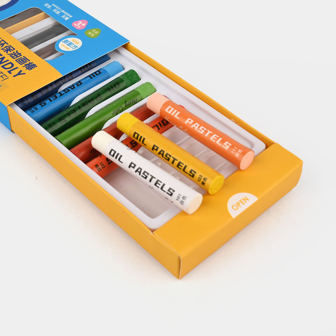 Eco-Friendly Oil Pastels – Smooth, Vibrant & Child-Safe | 18-Color Set