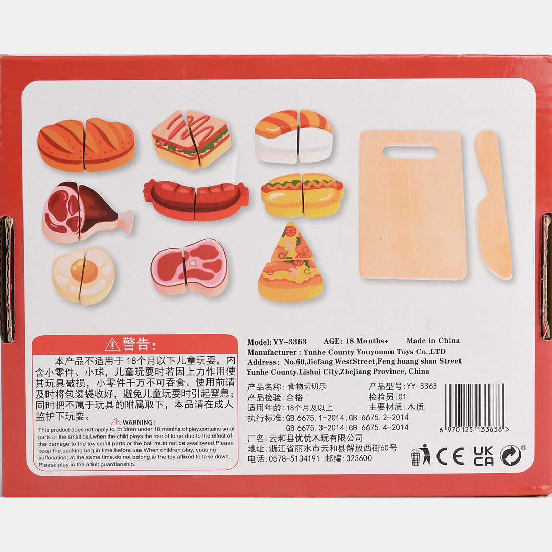 Wooden Cut Food