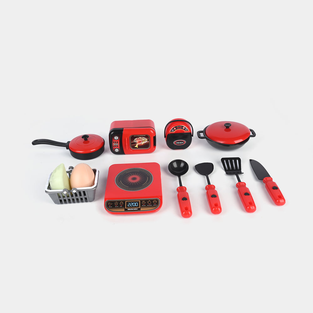 Kids' Roleplay Kitchen Accessory Set