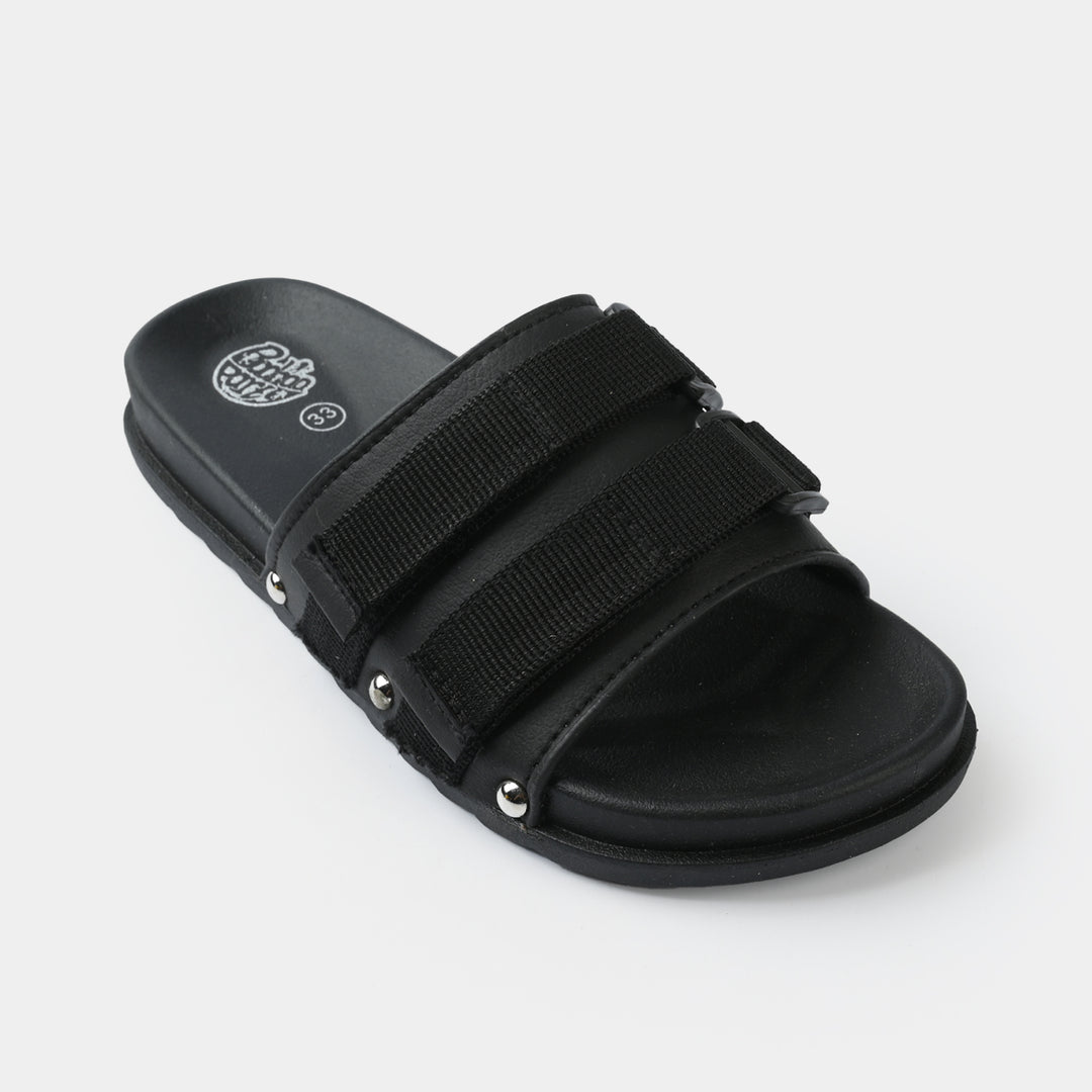 Boys Slide B-1370-BLACK