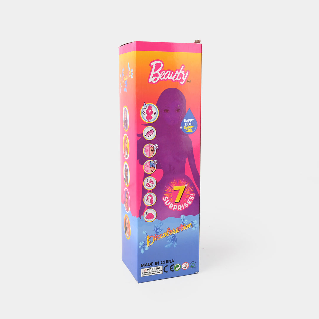 Beauty Doll Discoloration, Reveal Set For Girls