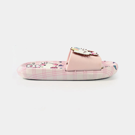 Girls Slippers DF-204-L.Pink