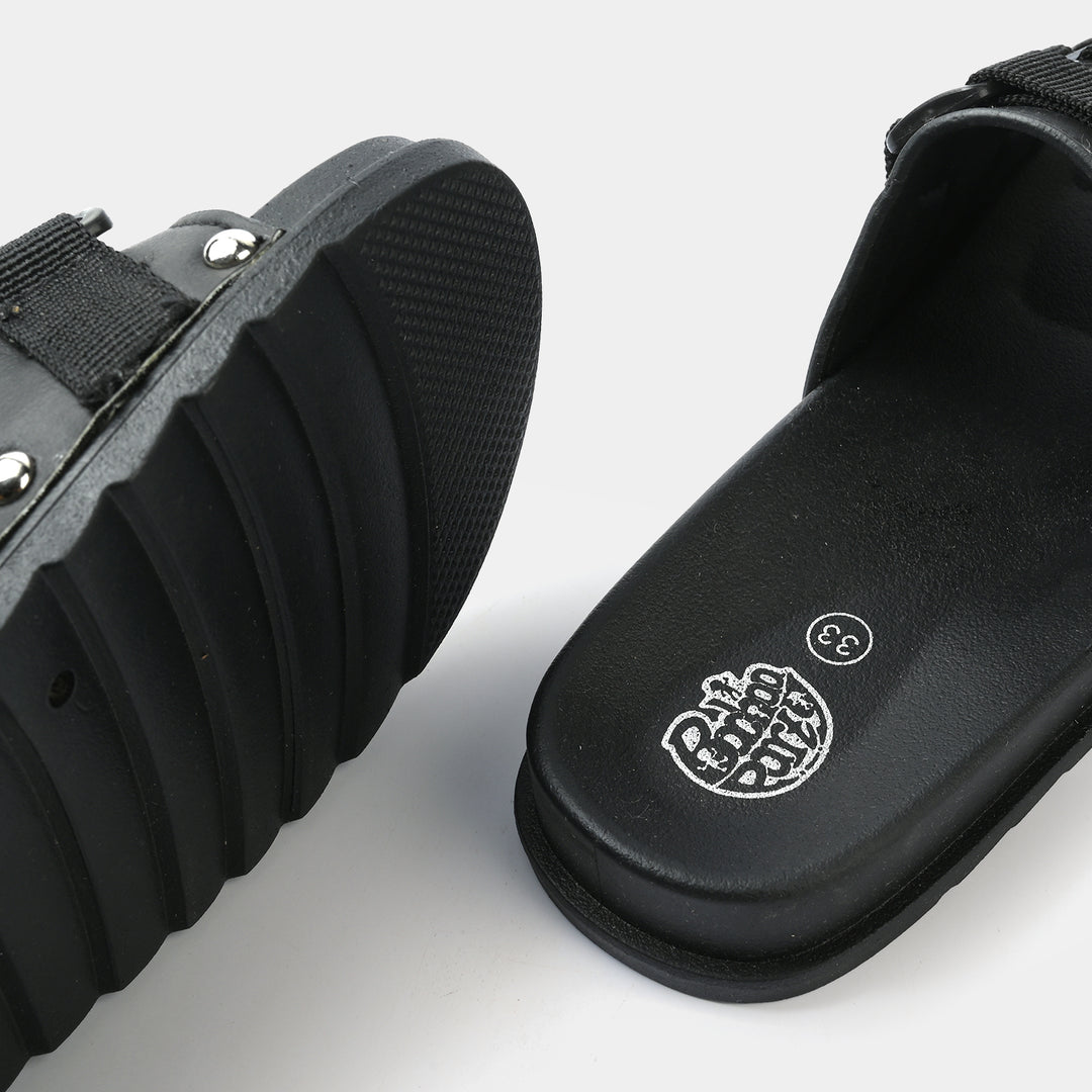 Boys Slide B-1370-BLACK