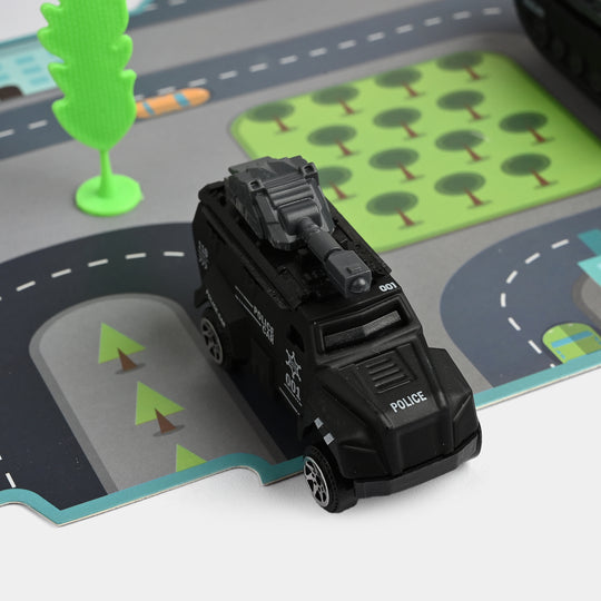 Die-Cast Metal Vehicle Garage Set