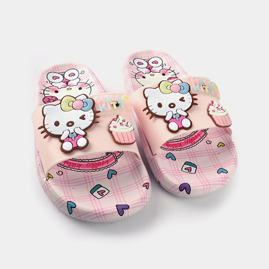 Girls Slippers DF-204-L.Pink